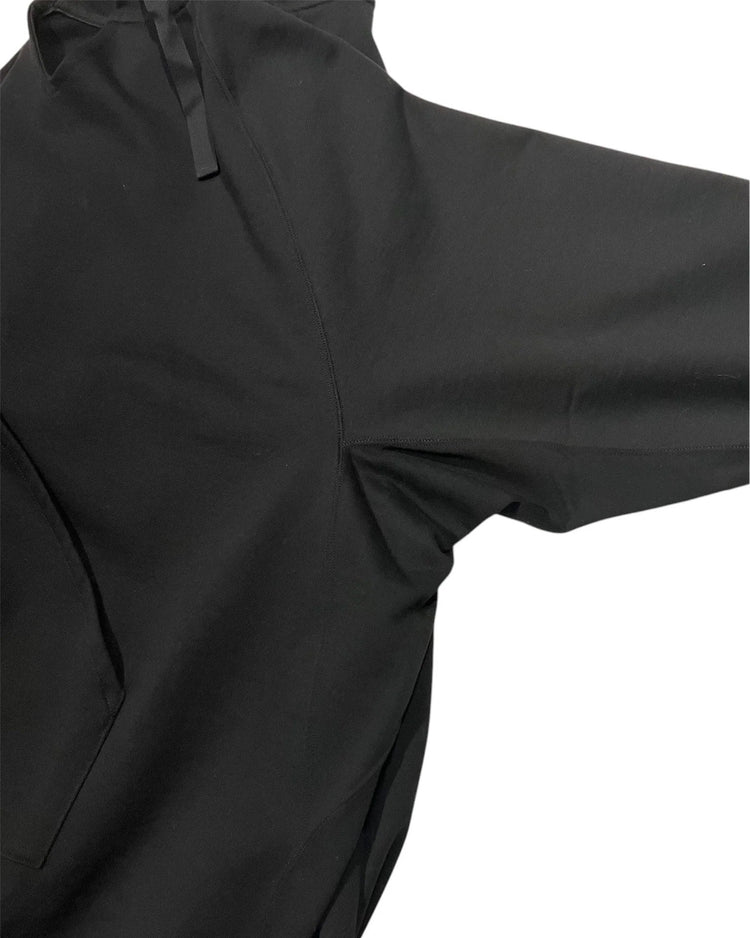 HAVERSACK / 812520　ハイゲージ裏毛　ラグランパーカー 05 BLACK