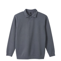 BAMME/ Ribbed Cardboard Knit Keyneck Polo Shirt (Unisex)