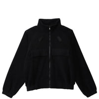 BAMME/ リサイクルポリエステル エコフリース ブリティッシュポリス ジップブルゾン オーバーサイズ ユニセックス
