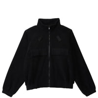 BAMME/ リサイクルポリエステル エコフリース ブリティッシュポリス ジップブルゾン オーバーサイズ ユニセックス