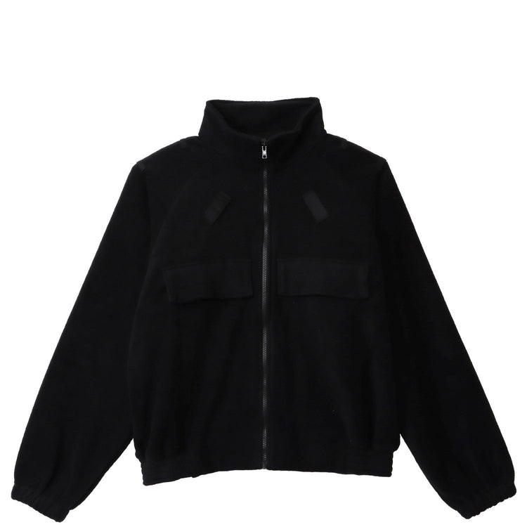 BAMME/ リサイクルポリエステル エコフリース ブリティッシュポリス ジップブルゾン オーバーサイズ ユニセックス