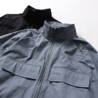 BAMME/ オーバーサイズ ブリティッシュ ジップブルゾン ユニセックス