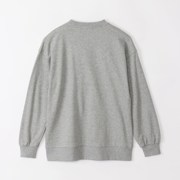 meme rirerire/Mデクラーク裏毛 ロゴプリント スウェットセットアップ 3点セット