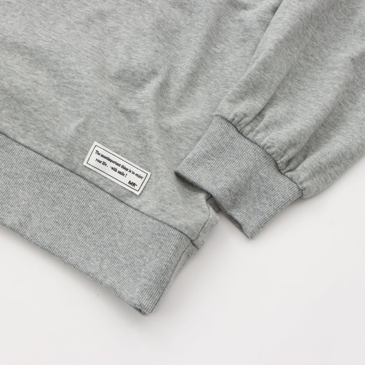 meme rirerire/Mデクラーク裏毛 ロゴプリント スウェットセットアップ 3点セット