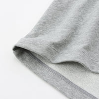 meme rirerire/ デクラーク裏毛 ロゴプリント ロングスウェットワンピース