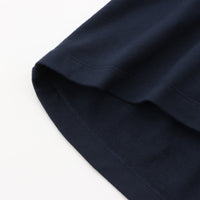 meme rirerire/ デクラーク裏毛 ロゴプリント ロングスウェットワンピース