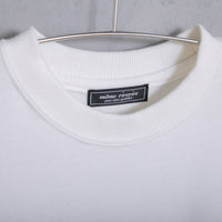 meme rirerire/Mロゴプリント オーバーサイズ 長袖スウェットプルオーバー