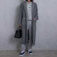 meme rirerire/M logo print oversized short pullover sweatshirt