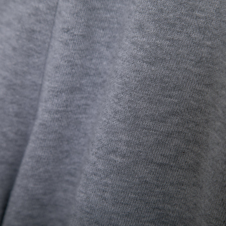 meme rirerire/M logo print oversized short pullover sweatshirt