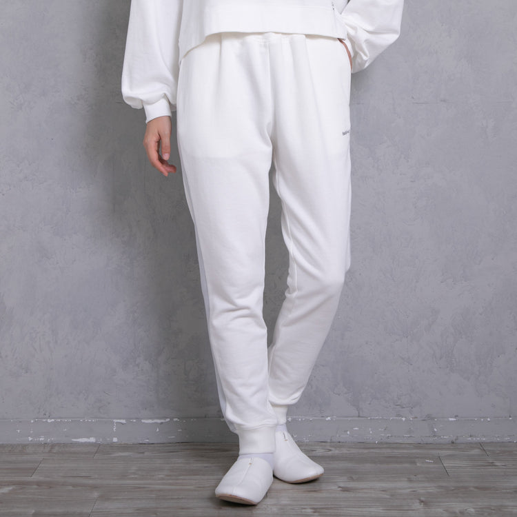 meme rirerire/Mロゴプリント サイドライン スウェットパンツ