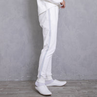 meme rirerire/Mロゴプリント サイドライン スウェットパンツ