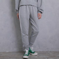 meme rirerire/Mロゴプリント サイドライン スウェットパンツ