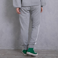 meme rirerire/Mロゴプリント サイドライン スウェットパンツ