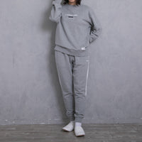 meme rirerire/Mロゴプリント サイドライン スウェットパンツ