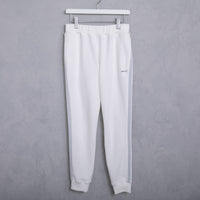 meme rirerire/Mロゴプリント サイドライン スウェットパンツ