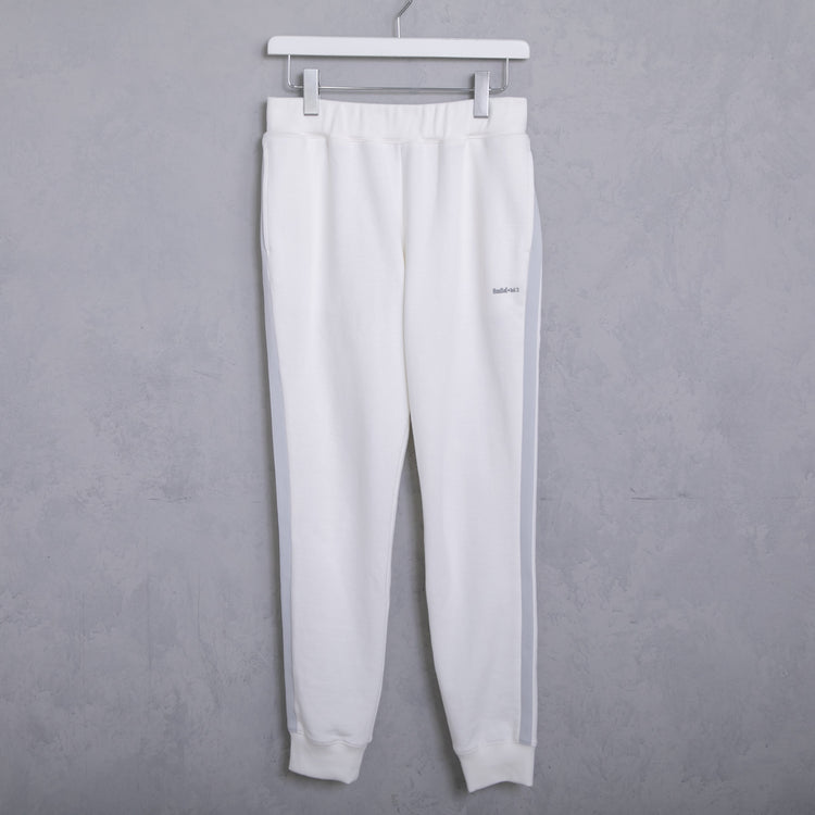 meme rirerire/Mロゴプリント サイドライン スウェットパンツ