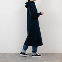 meme rirerire/ コットンミニ裏毛 SMILEロゴプリント パーカーワンピ