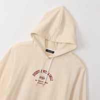 meme rirerire/ コットンミニ裏毛 SMILEロゴプリント パーカーワンピ