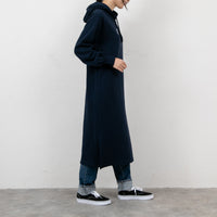 meme rirerire/ コットンミニ裏毛 SMILEロゴプリント パーカーワンピ