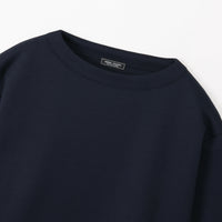 meme rirerire/ マスタリー ソフトダンボールニット ボートネック ワイドプルオーバー