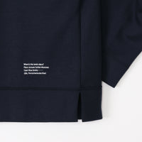 meme rirerire/ マスタリー ソフトダンボールニット ボートネック ワイドプルオーバー