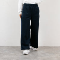 meme rirerire/ マスタリーソフトダンボールニット サイドラインワイドパンツ