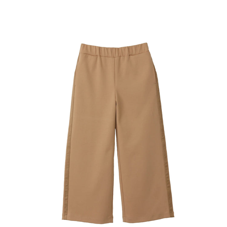 meme rirerire/ マスタリーソフトダンボールニット サイドラインワイドパンツ