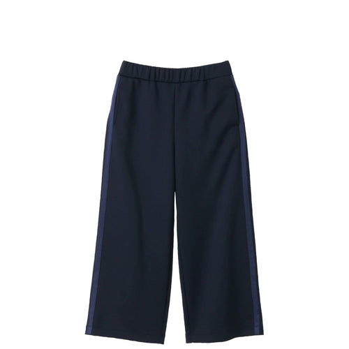 meme rirerire/ マスタリーソフトダンボールニット サイドラインワイドパンツ