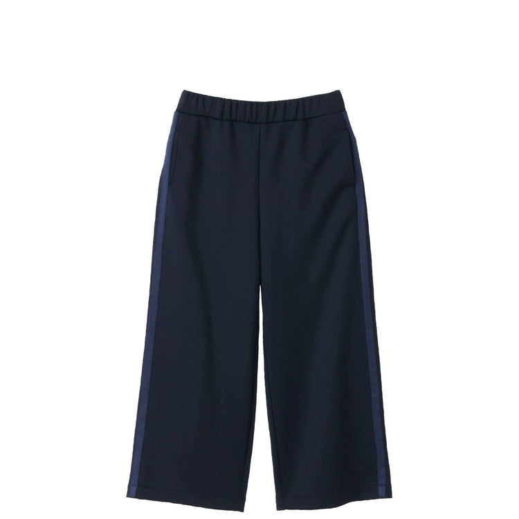 meme rirerire/ マスタリーソフトダンボールニット サイドラインワイドパンツ