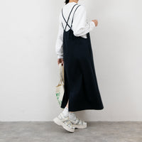 meme rirerire/Mポンチシルケット キャミソールワンピース