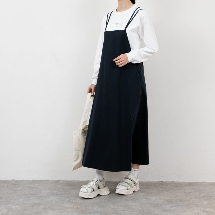 meme rirerire/Mポンチシルケット キャミソールワンピース