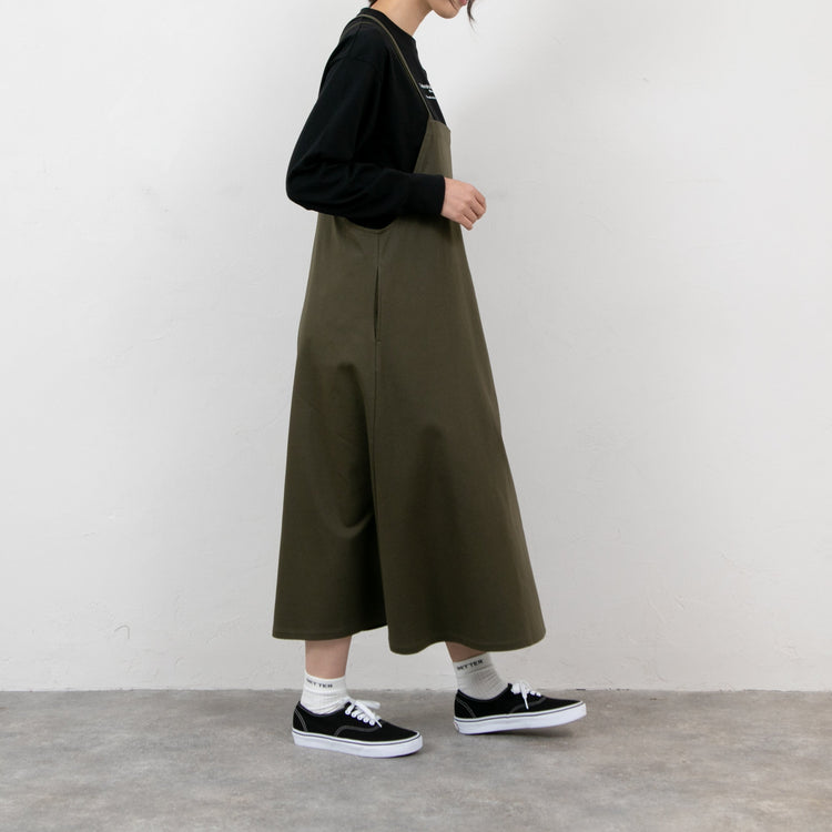 meme rirerire/Mポンチシルケット キャミソールワンピース