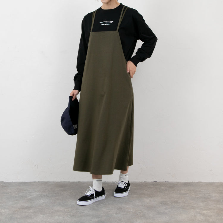 meme rirerire/Mポンチシルケット キャミソールワンピース