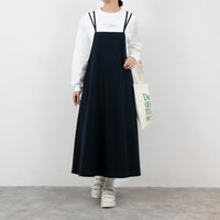 meme rirerire/Mポンチシルケット キャミソールワンピース