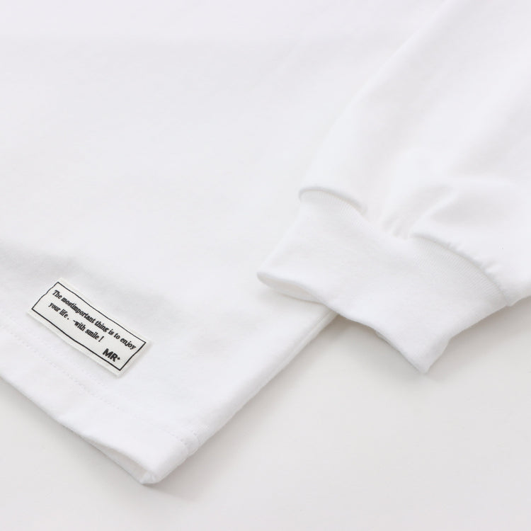 meme rirerire/ ヘビーウエイト オーガニックコットン ロゴTシャツ