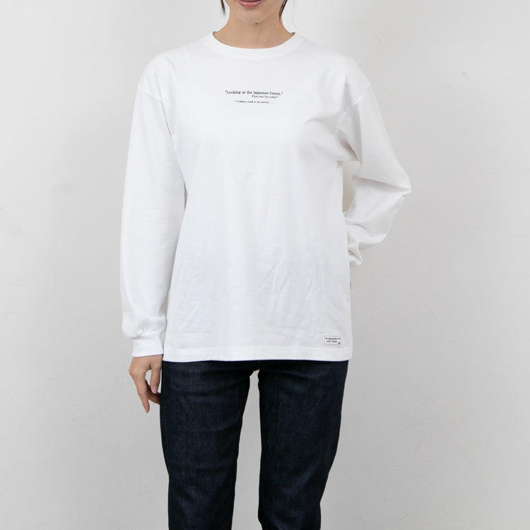 meme rirerire/ ヘビーウエイト オーガニックコットン ロゴTシャツ