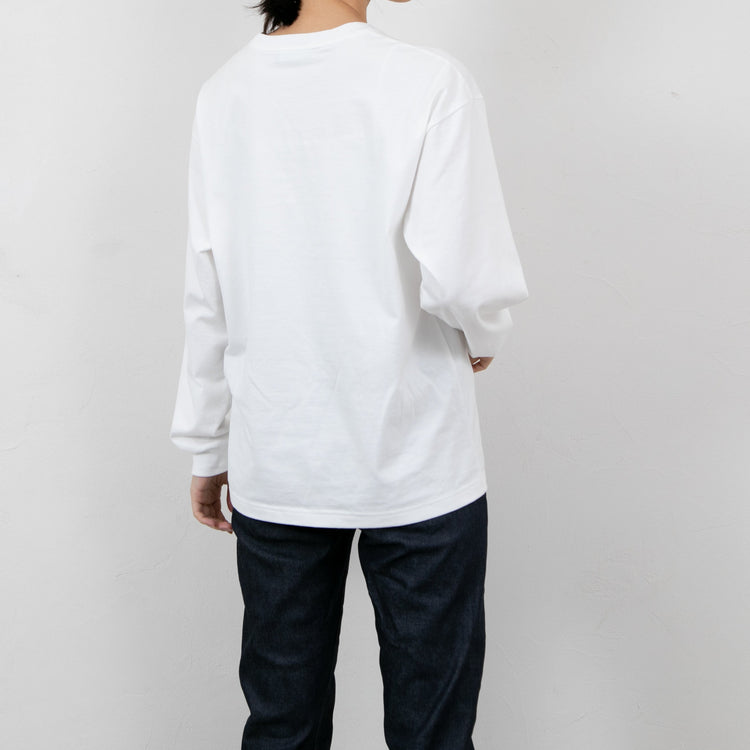 meme rirerire/ ヘビーウエイト オーガニックコットン ロゴTシャツ