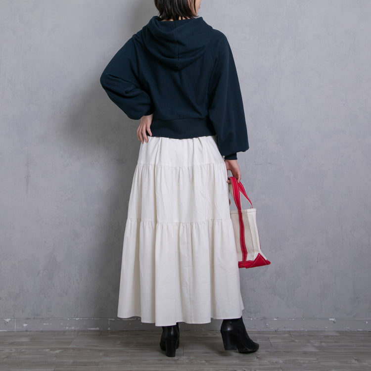 meme rirerire/ College logo print oversized short pullover sweatshirt