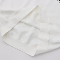 meme rirerire/ Cotton cardboard knit logo print wide sweatshirt