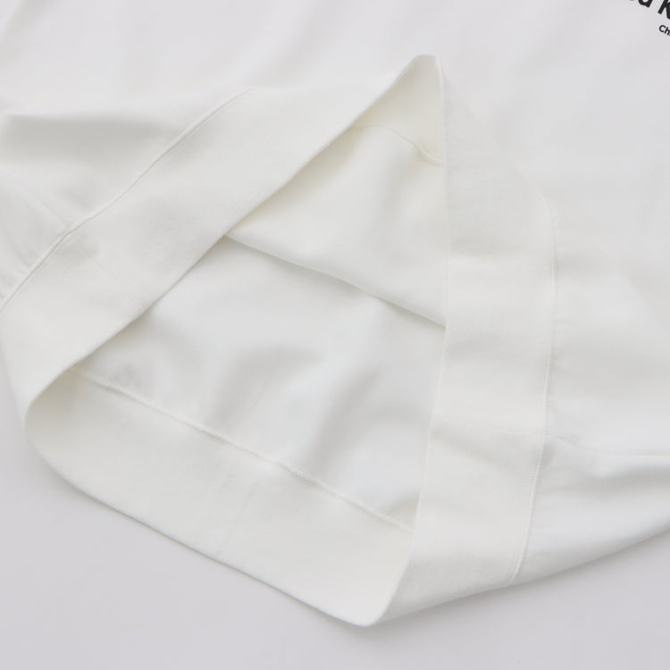 meme rirerire/ Cotton cardboard knit logo print wide sweatshirt