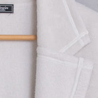 meme rirerire/Mメルトンフリース起毛ジャージー テーラード ライトロングコーディガン