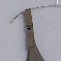 meme rirerire/Mソフトストレッチ Vネックワイドサロペットパンツ