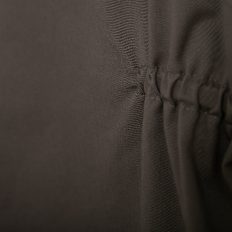 meme rirerire/Mソフトストレッチ Vネックワイドサロペットパンツ