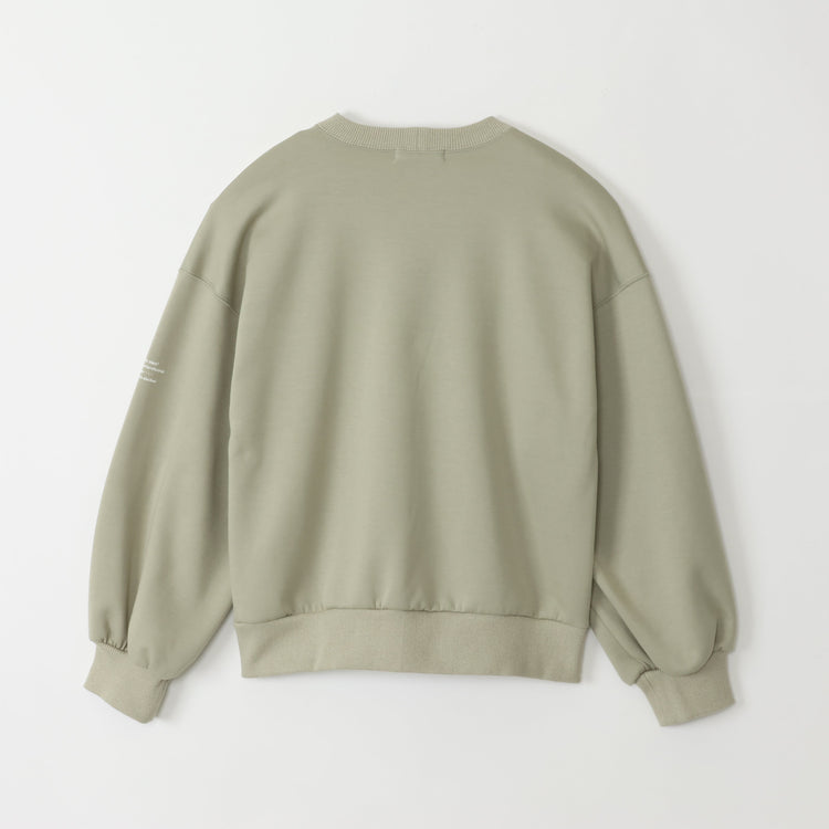 meme rirerire/ マスタリー ソフトダンボールニット Vネックバルーンカーデ