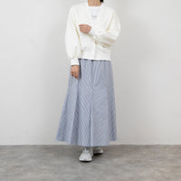 meme rirerire/ マスタリー ソフトダンボールニット Vネックバルーンカーデ