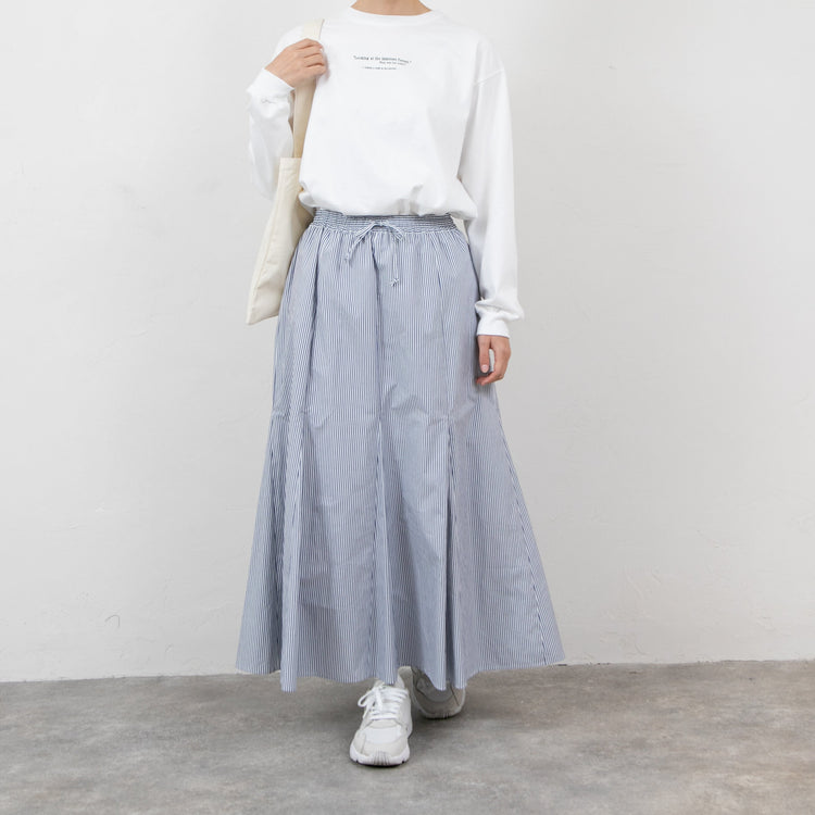 meme rirerire/ マチ入りロングマーメイドスカート