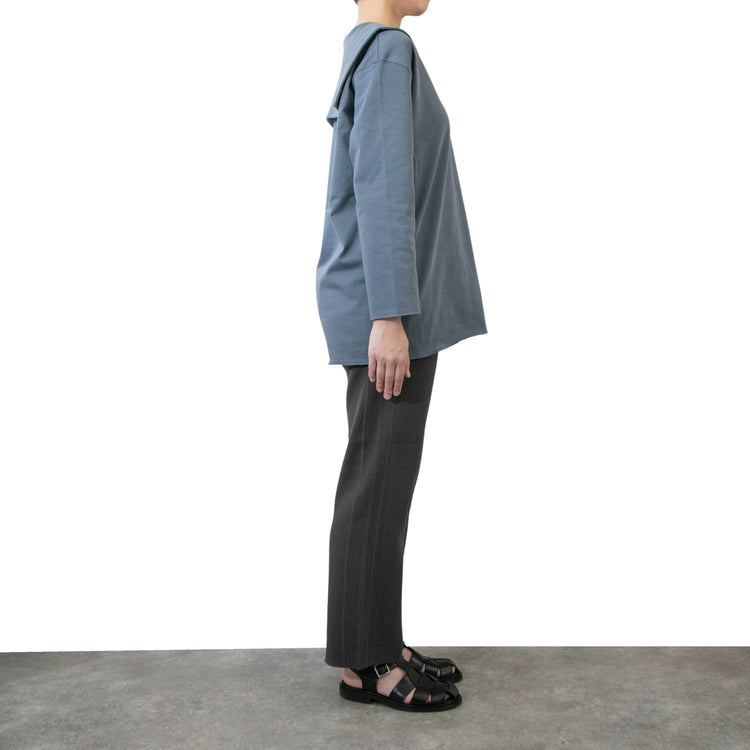 M-SIC/ ラゲットリブ EASY ストレートパンツ ニットアップ