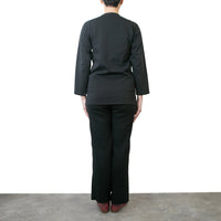 M-SIC/ ラゲットリブ EASY ストレートパンツ ニットアップ