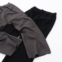 M-SIC/ ラゲットリブ EASY ストレートパンツ ニットアップ