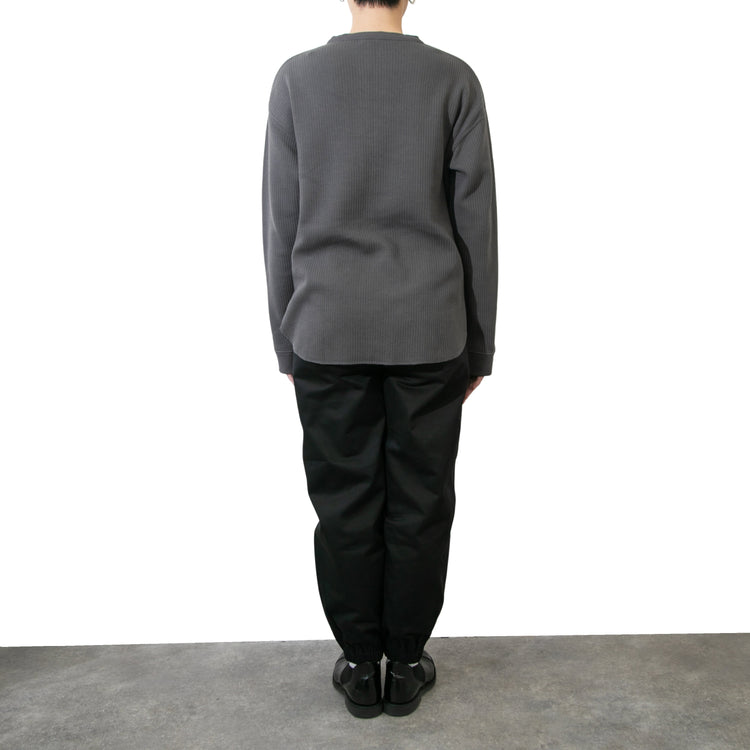 M-SIC/ ラゲットリブ ヘンリーネック プルオーバー カットソー ニットアップ